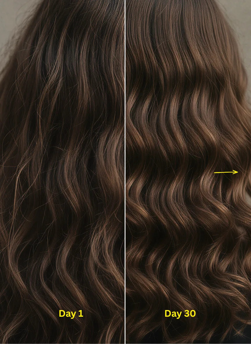 Helps reduce frizz, dryness, and split ends